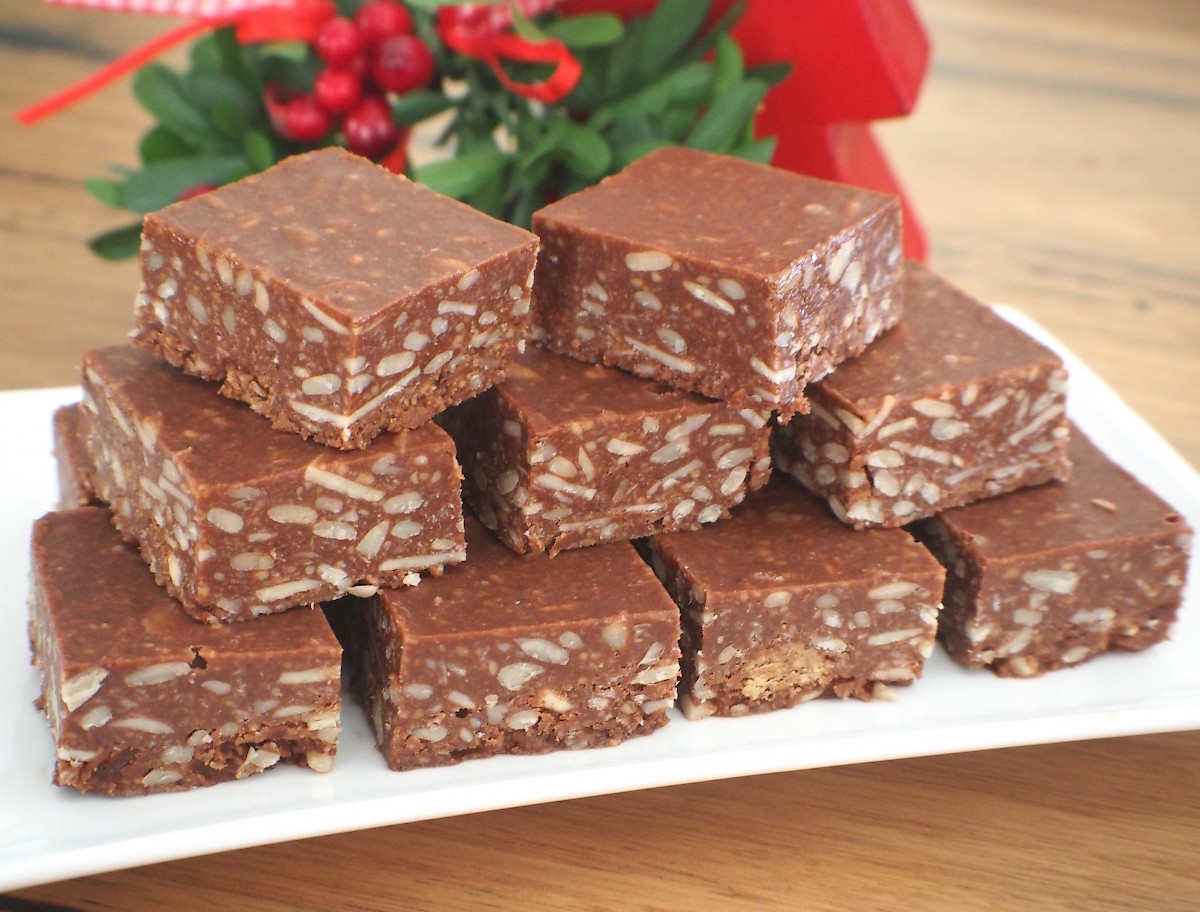 Chocolate & Sunflower Slice | Paleo | Gluten-free | The JOYful Table