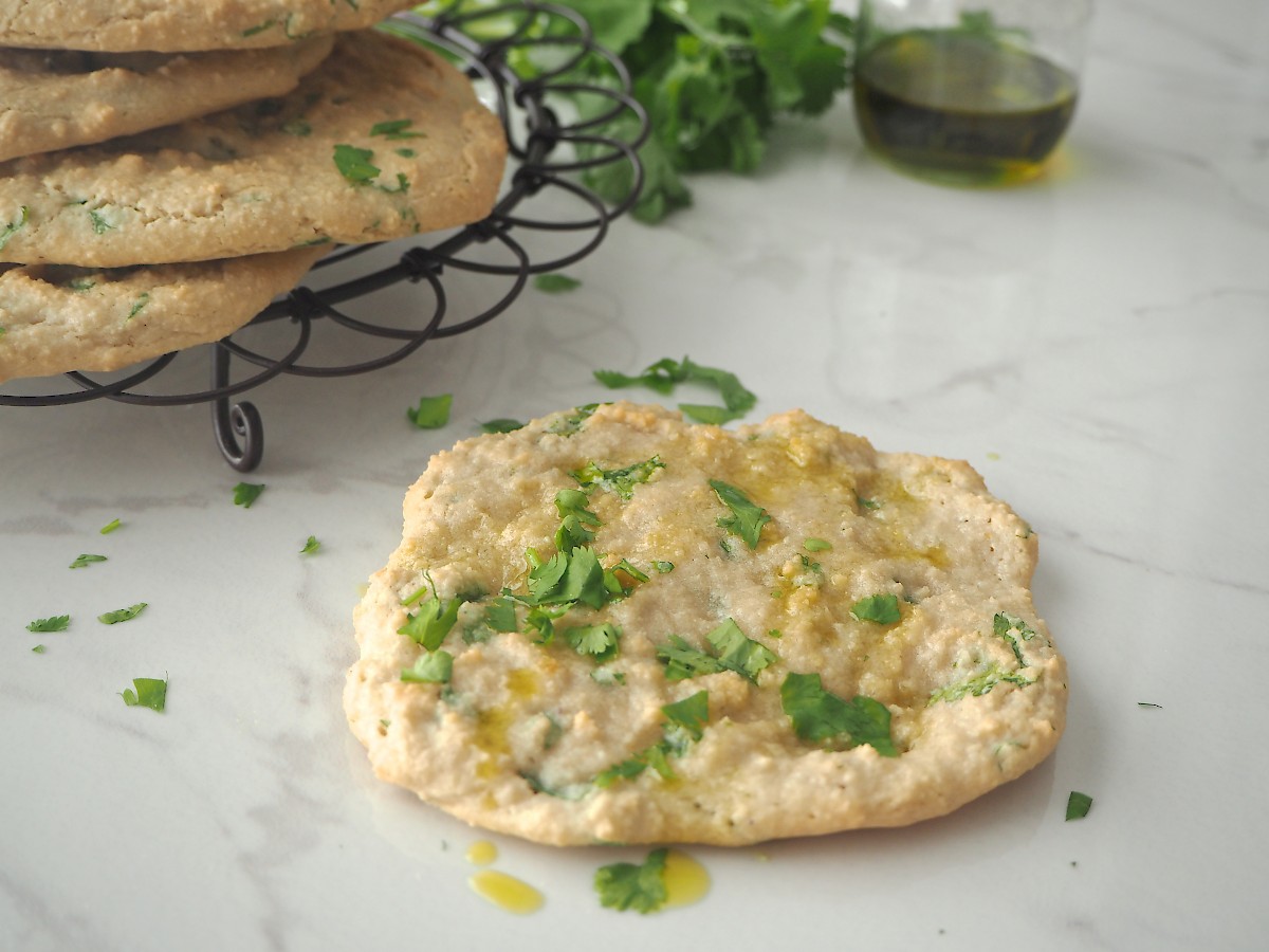 Garlic and Coriander Flatbread | Paleo | Gluten-free | The JOYful Table