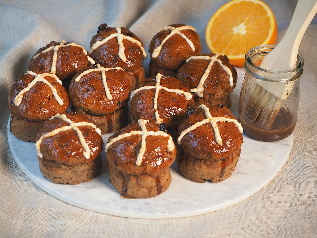 Hot Cross Buns (nut-free) | Paleo | Gluten-free | The JOYful Table