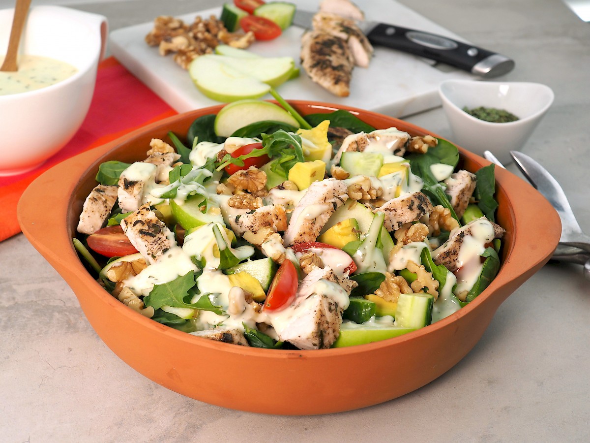 Tarragon Chicken with Waldorf Salad | Paleo | Gluten-free | The JOYful Table