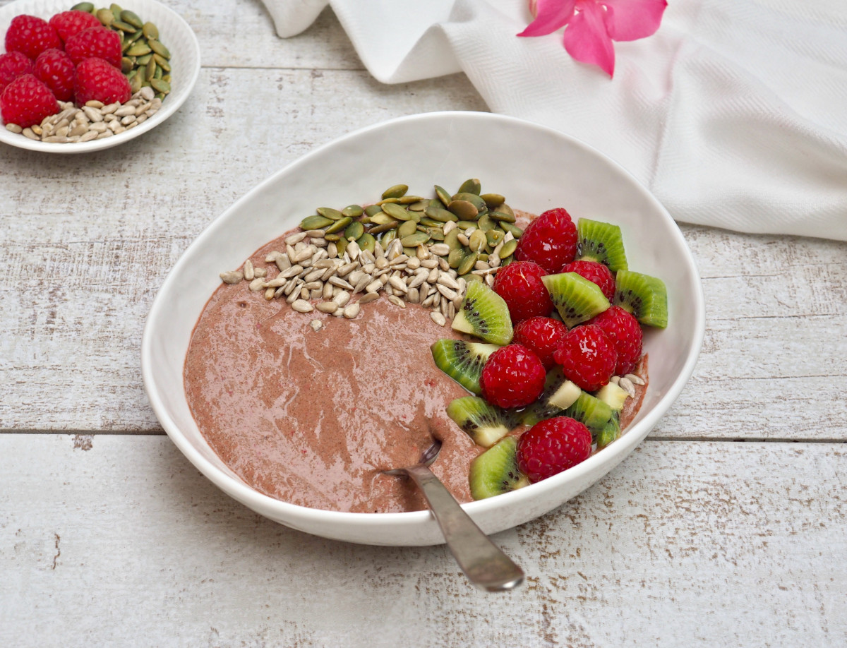 Raspberry & Chocolate Chia Bowl | Paleo | Gluten-free | The JOYful Table