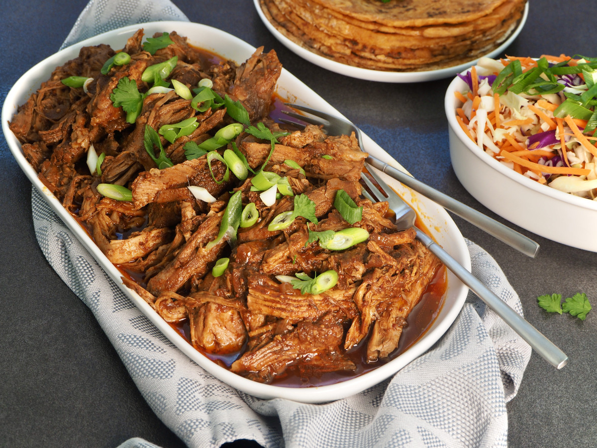 Smokey BBQ Pulled Pork (Slow-cooker) | Paleo | Gluten-free | The JOYful Table