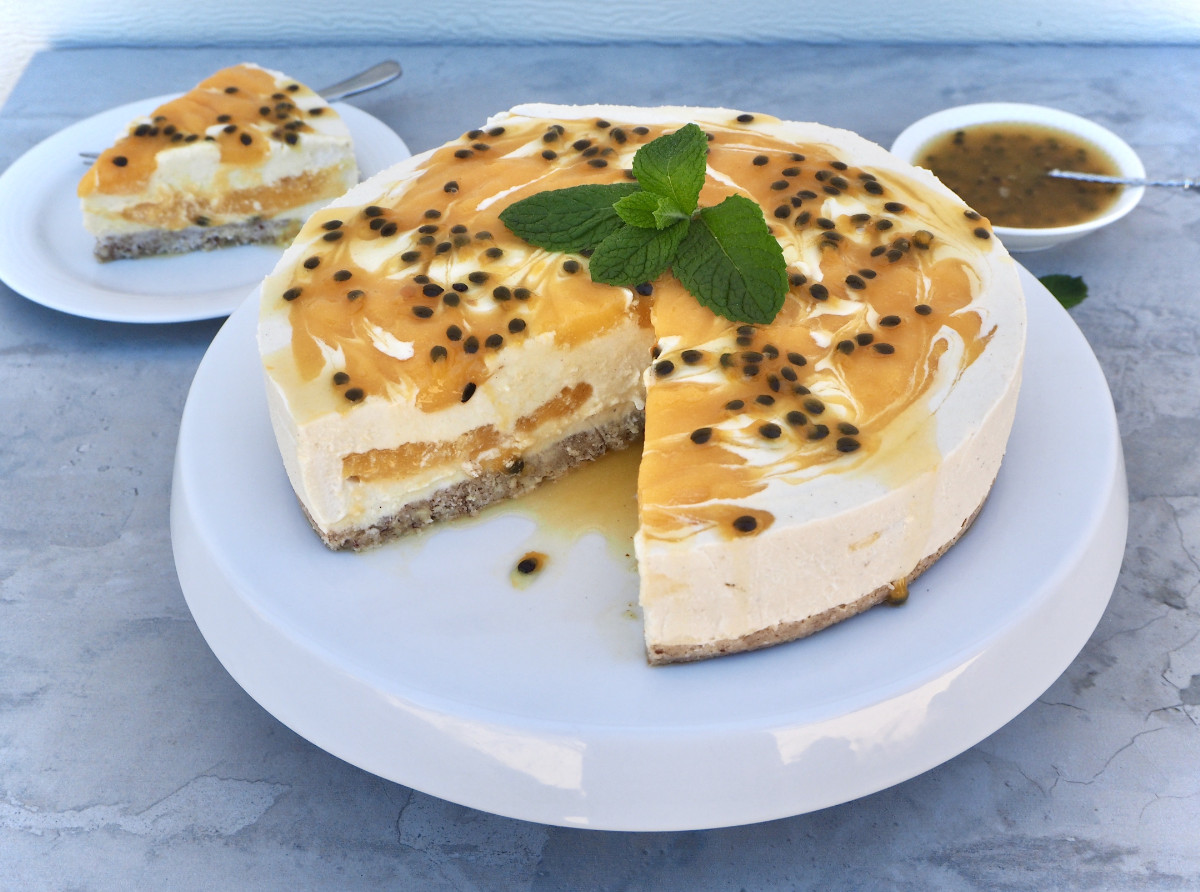 Mango Cheesecake (dairy-free) | Paleo | Gluten-free | The JOYful Table