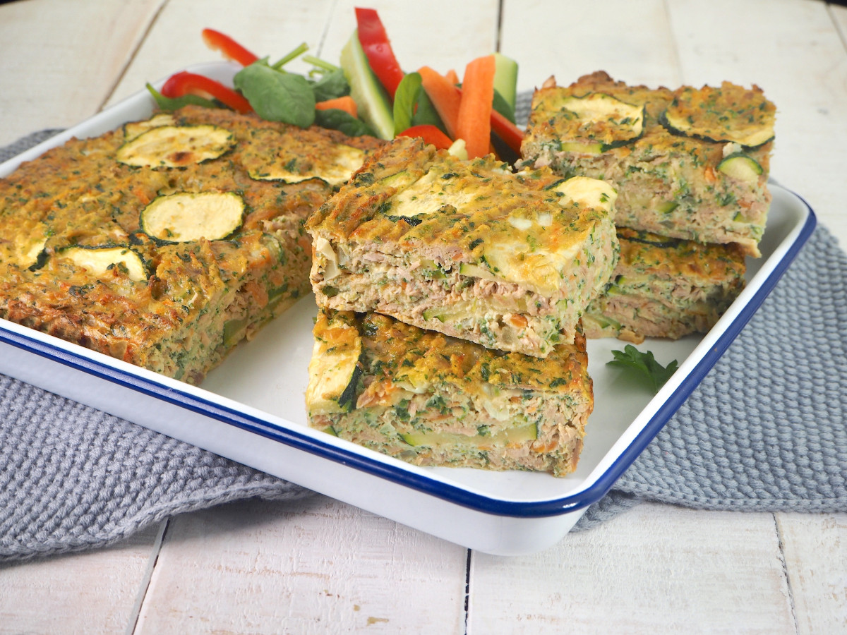 Tuna & Zucchini Slice | Paleo | Gluten-free | The JOYful Table