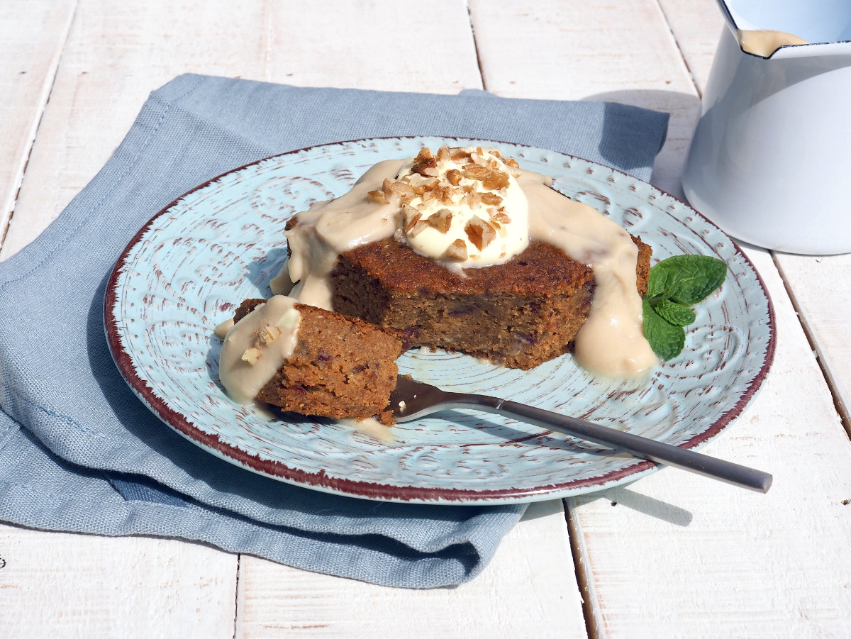 Pumpkin Sticky Date Pudding with Caramel Sauce | Paleo | Gluten-free | The JOYful Table