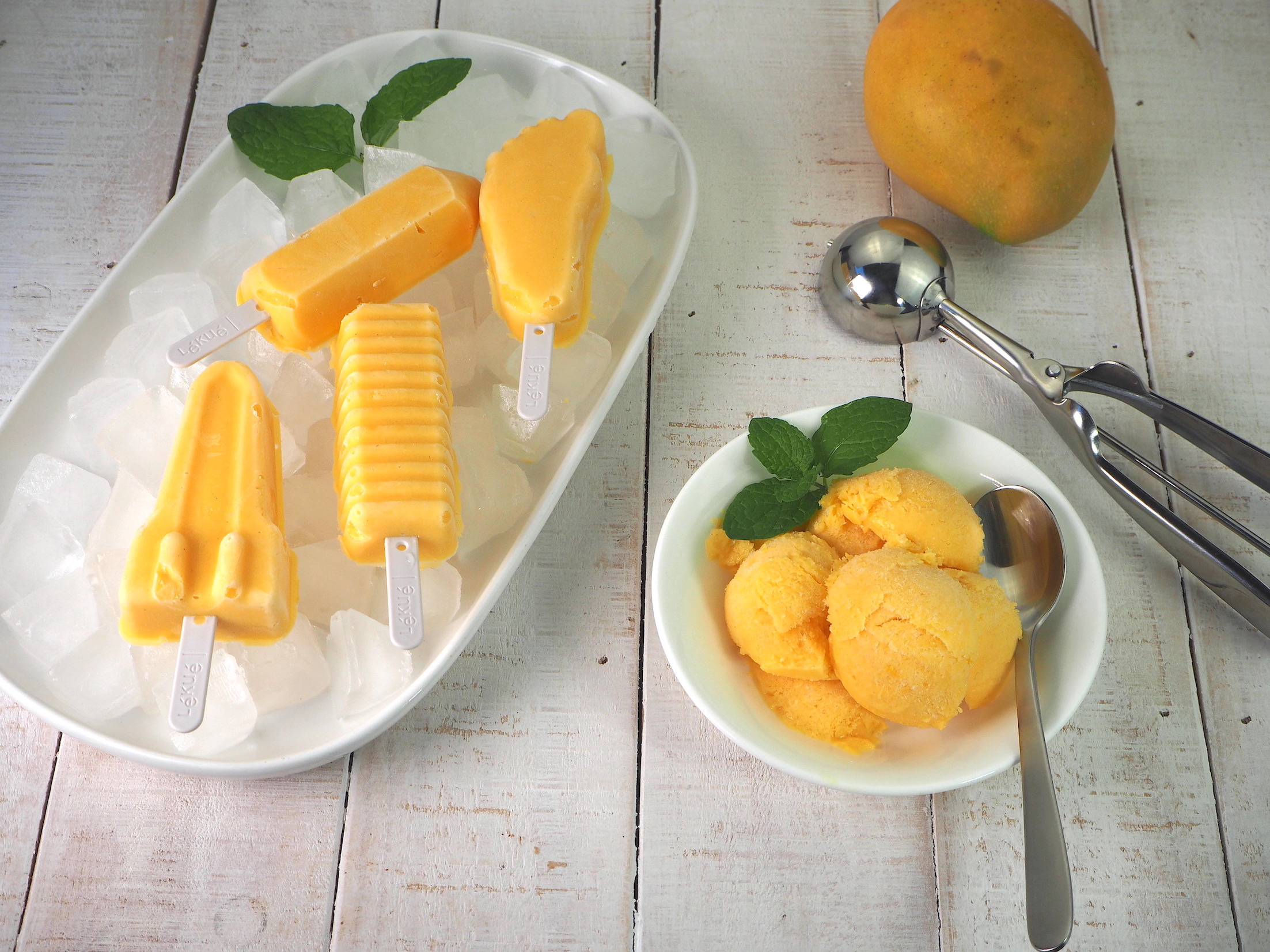 Mango & Yoghurt Ice Cream | Paleo | Gluten-free | The JOYful Table