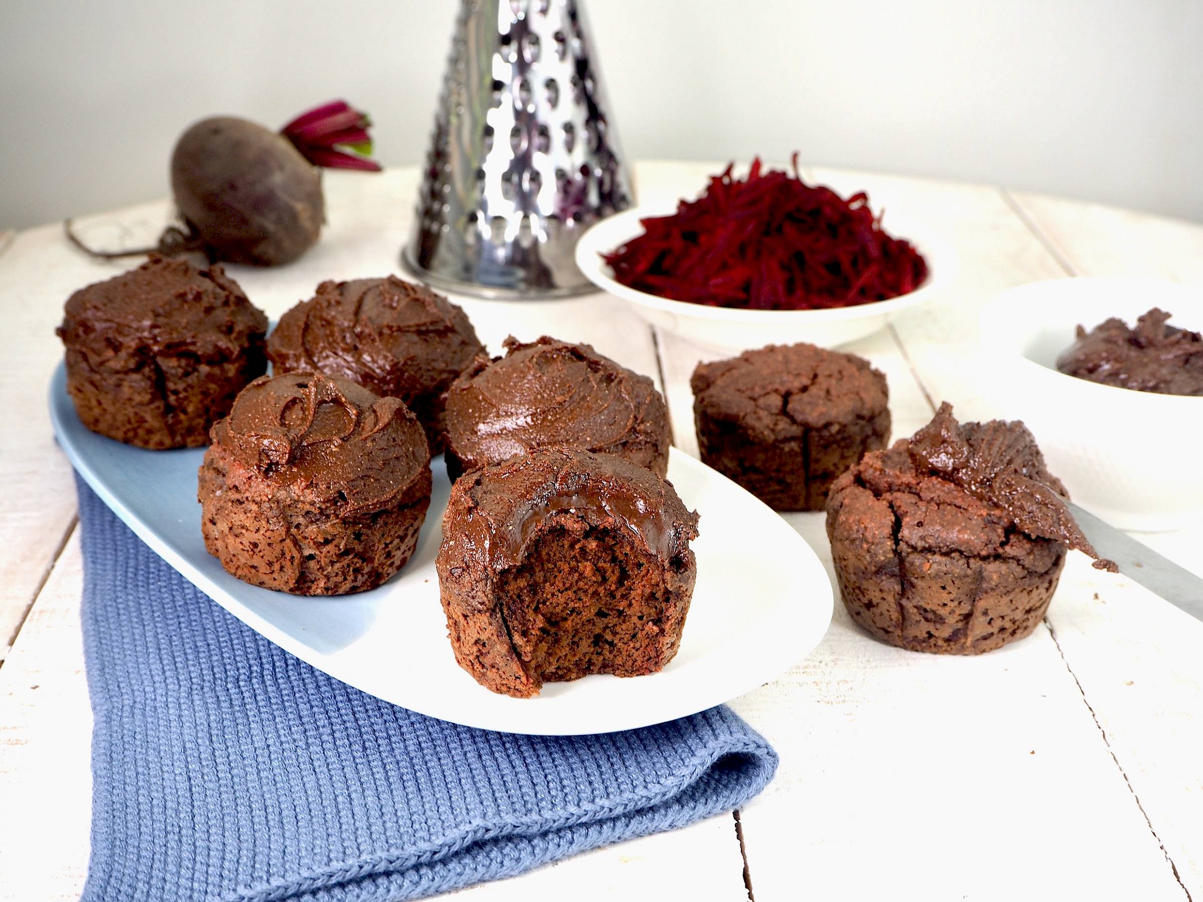 Chocolate & Beetroot Cupcakes | Paleo | Gluten-free | The JOYful Table