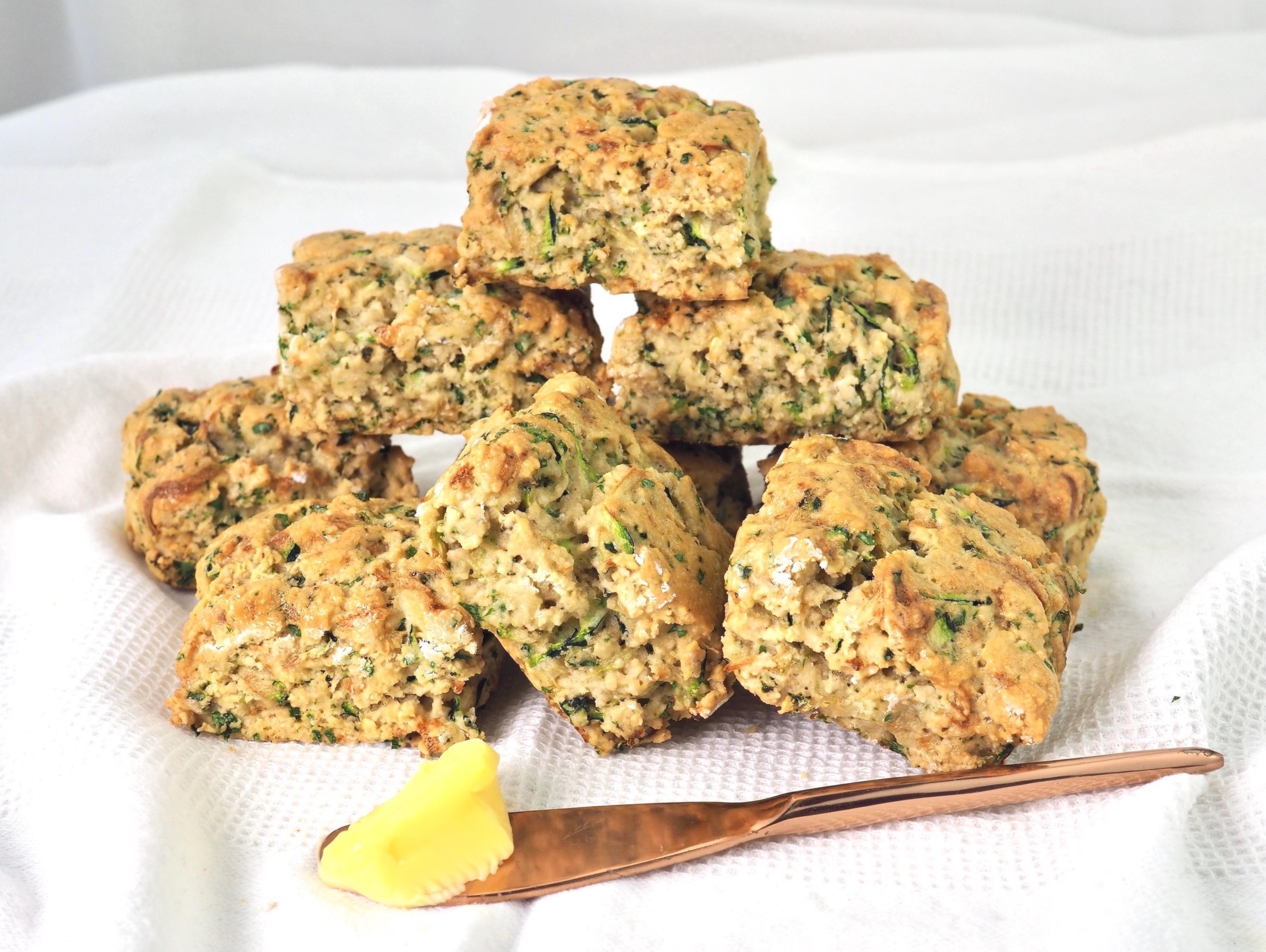 Zucchini & Herb Scones | Paleo | Gluten-free | The JOYful Table