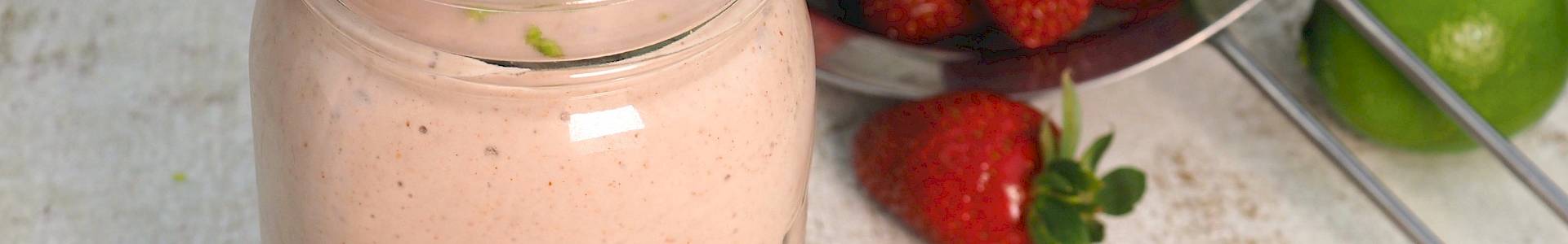 Strawberry & Lime Smoothie