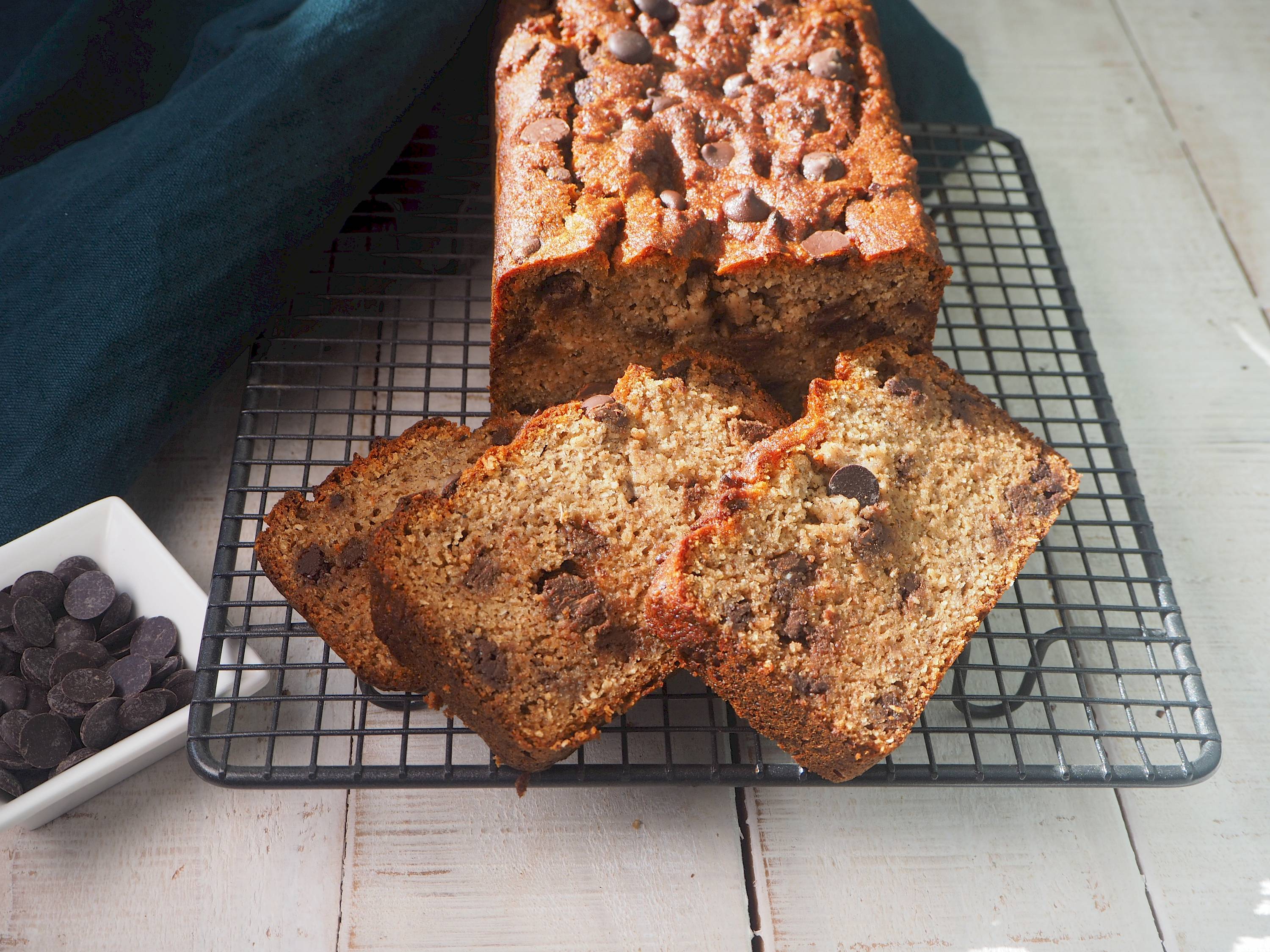 Choc Chip & Coconut Banana Bread | Paleo | Gluten-free | The JOYful Table